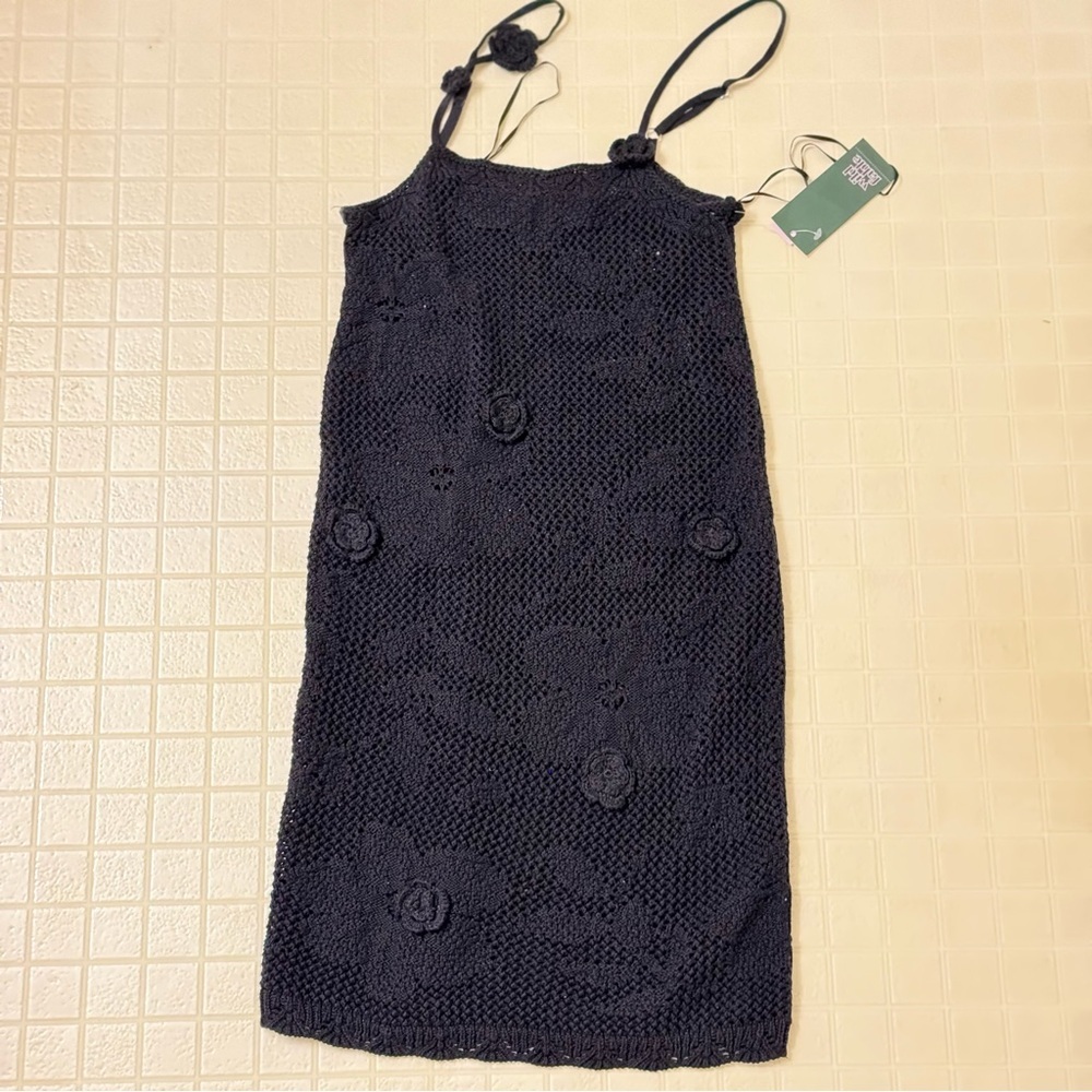 Women's Rosette Mini Sweater Dress - Wild Fable Size XS - Picture 3 of 6